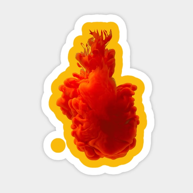 Red Hot Feelings Sticker by Levitazio